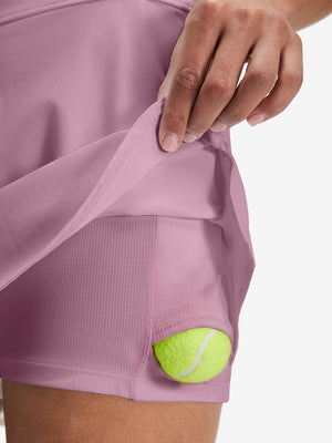 High Waist Built-in Short A-Line Golf Skirt with 5 Pockets