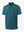 3D view displaying the subtle jacquard texture of the TURQUOISE polo