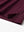 Close-up of side hem slit on Ventilated Heather Jacquard Polo in BURGUNDY HEATHER, showing detail