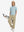 Full-body front view of model wearing the khaki youth water resistant cotton blend golf pants for a complete look