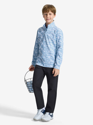 Youth Print Midlayer Q-Zip Pullover Sweatshirts