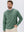 Heather Brushed Rib Knit Crewneck Sweatshirt