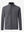 3D front view of textured insulated winter jacket showing insulated layers and sleek design, grey heather.