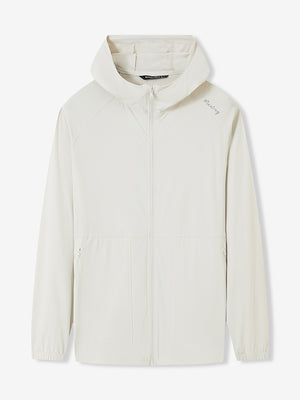 Nylon Blend Water Resistant Windbreaker Jacket