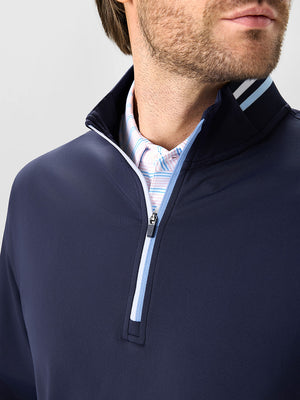 4-Way Stretch Ribbed 1/4 Zip Sweatshirt