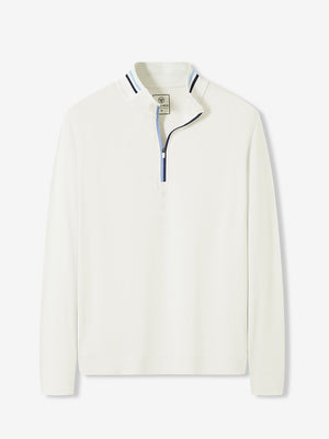 4-Way Stretch Ribbed 1/4 Zip Sweatshirt